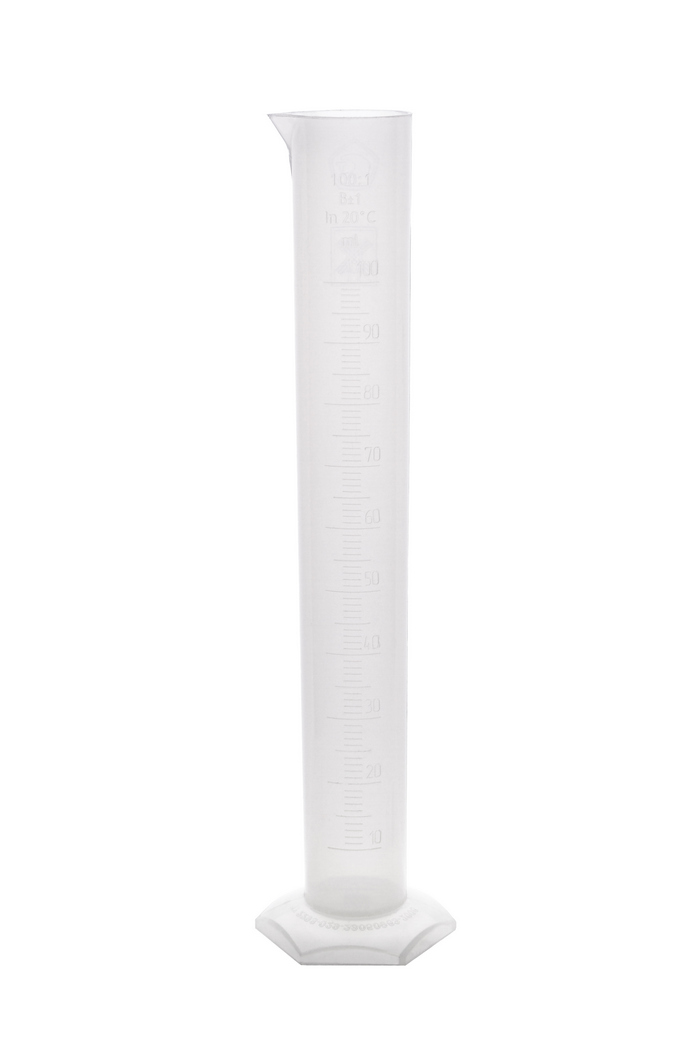 Цилиндр 250 мл с носиком (объёмная шкала), ПП