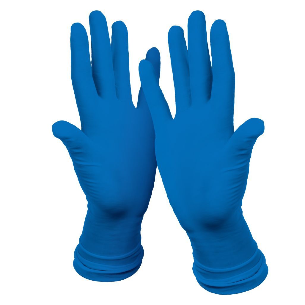 Перчатки хоз. латексные повыш. прочн. Household Gloves "HIGH RISK", M <МАЛАЙЗИЯ> /25 пар(50 шт)
